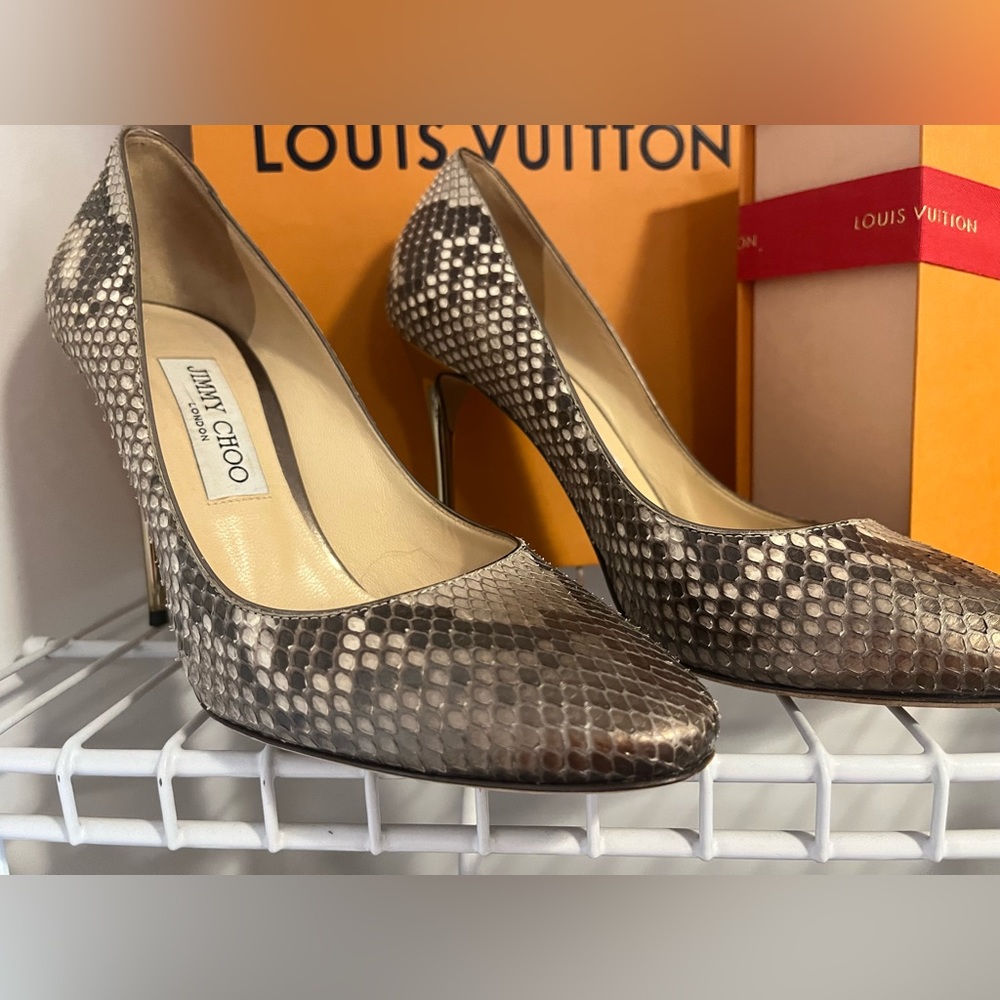 Jimmy Choo Snake Skin Heels Size 40